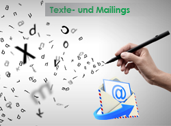 Werbetexte und Mailings